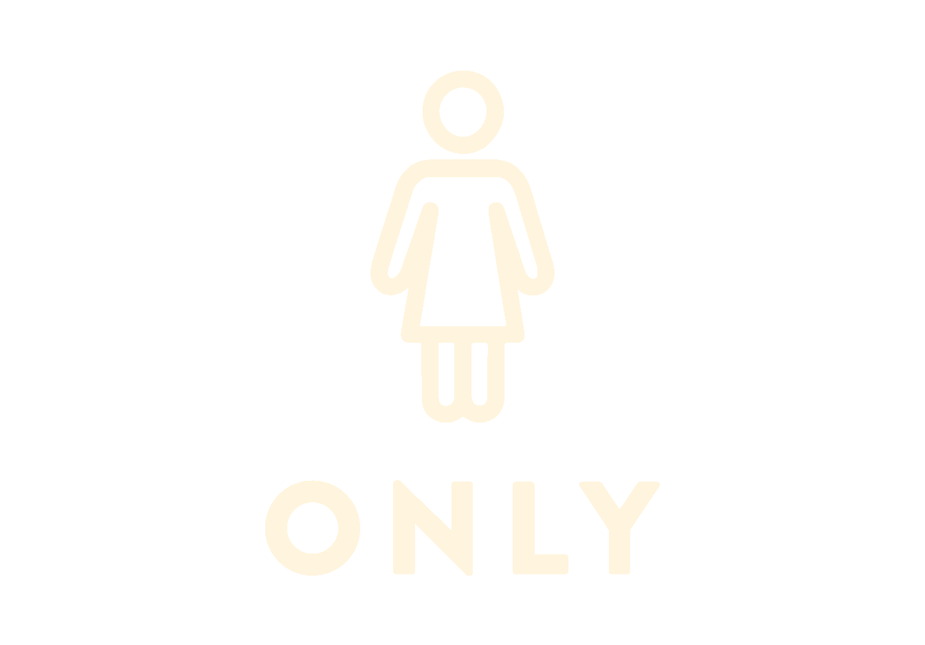 pictogram women only